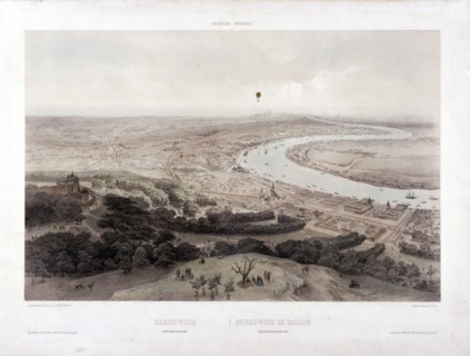 Greenwich, London, c1845. Artist: Jules Louis Arnout