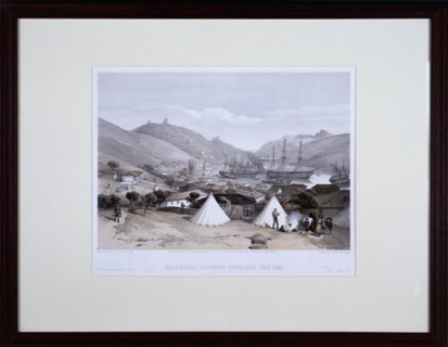 'Balaklava Looking Towards the Sea', 1855. Artist: W Walton