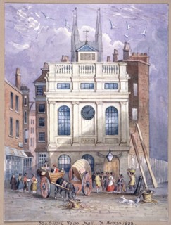 Borough High Street, Southwark, London, 1833. Artist: H Brown