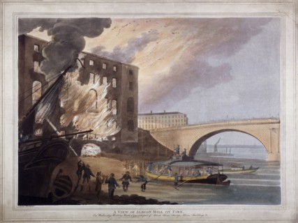Albion Place, Southwark, London, 1791. Artist: John William Edy