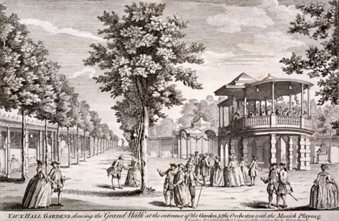Vauxhall Gardens, Lambeth, London, c1751. Artist: Anon