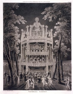 View of Vauxhall Gardens, Lambeth, London, 1809. Artist: J Bluck