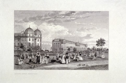 Hanover Terrace, Regent's Park, London, 1827. Artist: William Harvey