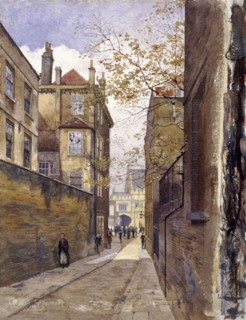 Public Record Office, Chancery Lane, Lane, 1881. Artist: John Crowther