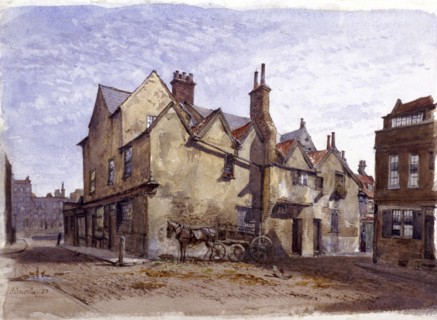 Cromwell House, Smithfield, London, 1880. Artist: John Crowther