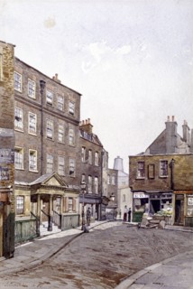 Clerkenwell Close, London, 1883. Artist: John Crowther