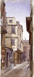 Residence of Anne Boleyn's Father, Great St Helens, London, 1883. Artist: John Crowther