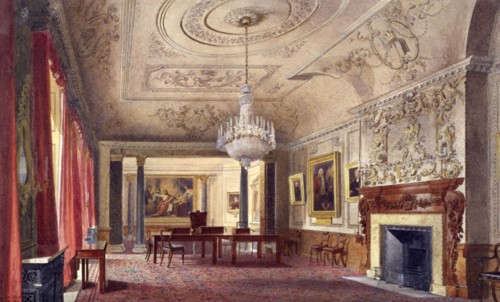 Interior of Stationers' Hall, London, 1890. Artist: John Crowther