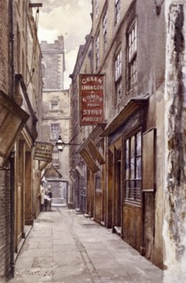 Botolph Alley, London, 1886. Artist: John Crowther
