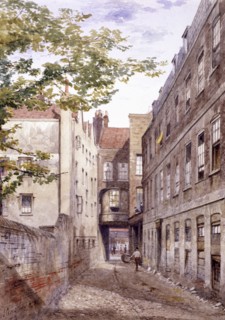 White Horse Inn, Fetter Lane, London, 1882. Artist: John Crowther