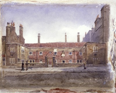 Stafford Alms Houses, Gray's Inn Road, London, 1882 Artist: John Crowther
