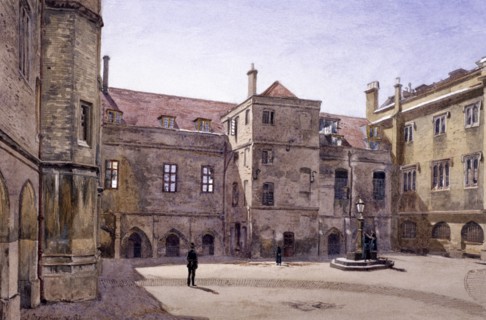 Christ's Hospital, London, 1881. Artist: John Crowther