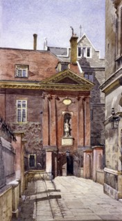 Christ's Hospital, London, 1881. Artist: John Crowther