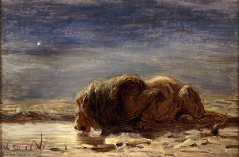 The king drinks, 1875. Artist: Briton Riviere
