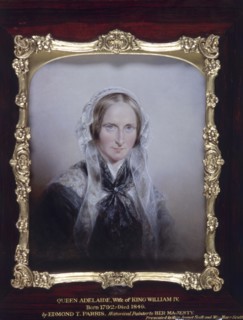 Portrait of Queen Adelaide, 1859. Artist: Edmund Thomas Parris