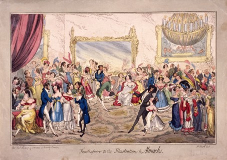Almack's Assembly Rooms, London, 1827. Artist: SW Fores
