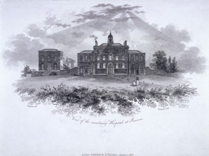 Smallpox Hospital, Battle Bridge (now King's Cross), London, 1806. Artist: William Woolnoth