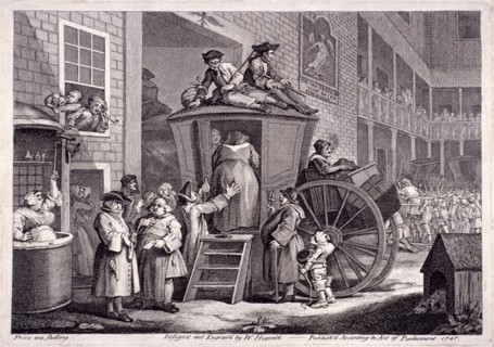 'The stage-coach, or the country inn yard', 1747. Artist: William Hogarth