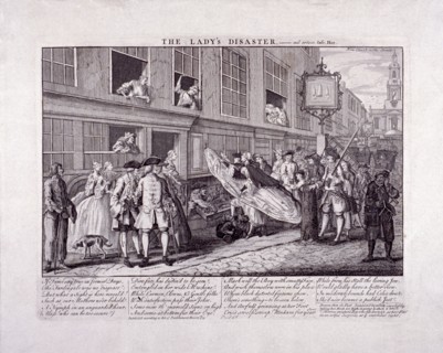 'The lady's disaster', 1747. Artist: John June
