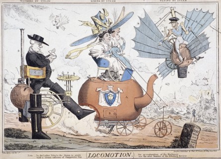 'Locomotion', London, c1820. Artist: George Cruikshank
