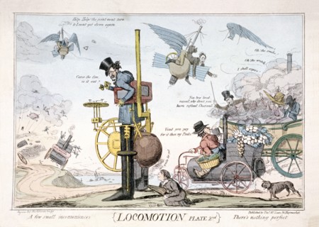 'Locomotion', London, c1820. Artist: George Cruikshank