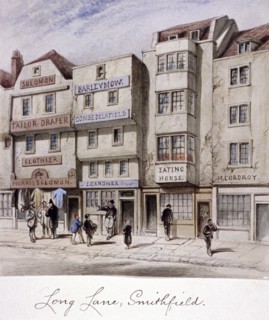 Long Lane, Smithfield, London, c1844. Artist: Anon