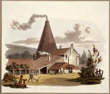 Tile Kiln, Gray's Inn Road, Holborn, London, 1812. Artist: William Pickett