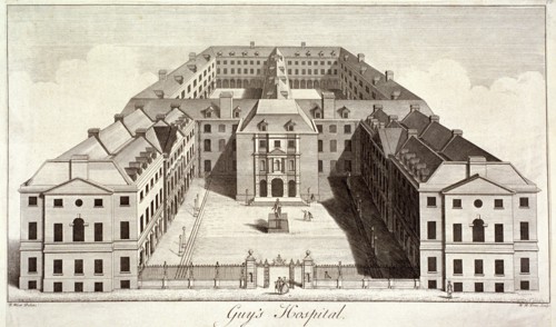 Guy's Hospital, Southwark, London, c1756. Artist: William Henry Toms