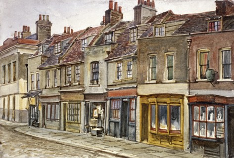 Cable Street, Stepney, London, c1830. Artist: Frederick Calvert