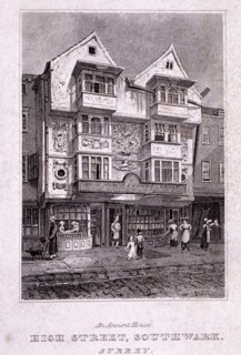 Borough High Street, Southwark, London, c1820. Artist: Anon