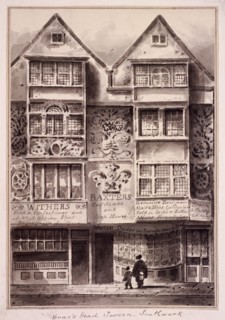 Borough High Street, Southwark, London, c1750. Artist: Anon