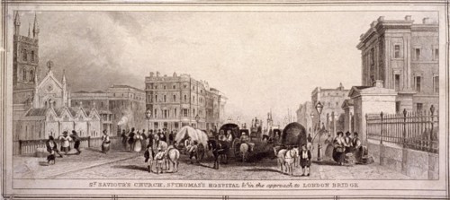 Borough High Street, Southwark, London, c1835. Artist: Anon