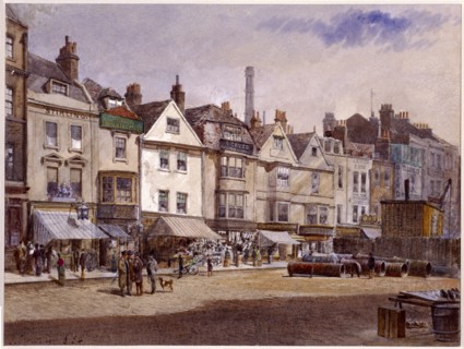 Whitechapel High Street, Stepney, London, 1884. Artist: John Crowther