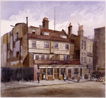 Old George Inn, Trinity Square, London, 1883. Artist: John Crowther
