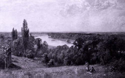 The River Thames from Richmond Hill, London, 1905. Artist: Sir Ernest Albert Waterlow