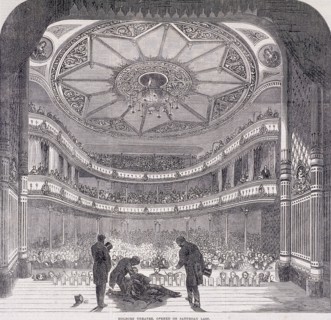 Interior view of Holborn Theatre Royal, High Holborn, Holborn, London, c1890. Artist: Anon