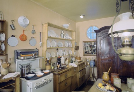 Elizabeth David's kitchen, 1965.  Artist: Tony Evans