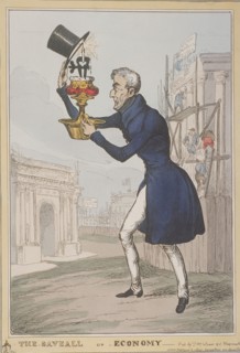 'The Saveall, or Economy', 1828. Creator: William Heath.