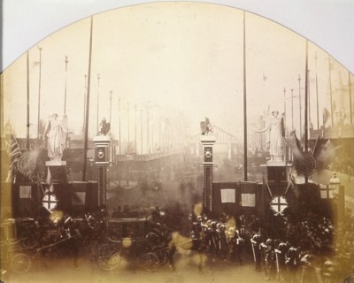 Opening of Holborn Viaduct, Holborn, London, 1869. Artist: Henry Dixon