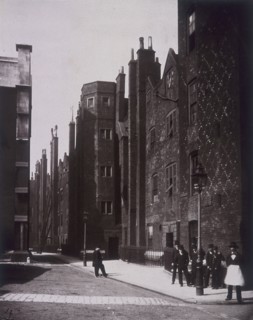Lincoln's Inn, Old Square, Holborn, London, 1867. Artist: Henry Dixon