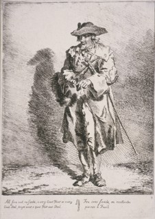 Flint and steel seller, Cries of London, 1760. Artist: Paul Sandby