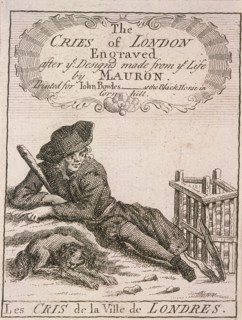 Title page to Cries of London, (c1688?). Artist: Anon
