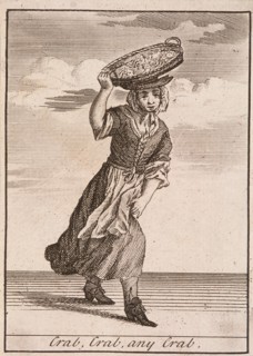 'Crab, Crab, any Crab', Cries of London, (c1688?). Artist: Anon