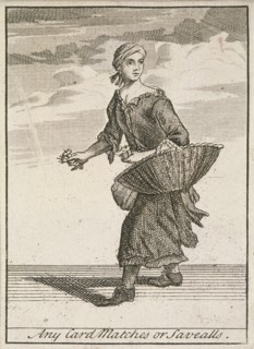 'Any Card Matches or Savealls', Cries of London, (c1688?). Artist: Anon