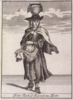 'Hott Bak'd Wardens Hott', Cries of London, (c1688?). Artist: Anon