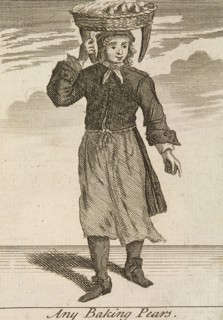 'Any Baking Pears', Cries of London, (c1688?). Artist: Anon
