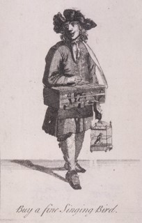 'Buy a fine Singing Bird', Cries of London, (c1688?). Artist: Anon