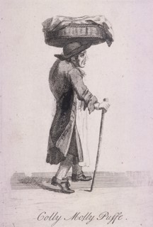 'Colly Molly Puffe', Cries of London, c1688. Artist: Anon