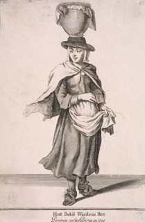 'Hot Bak'd Wardens Hot', Cries of London, (c1688?). Artist: Anon