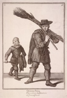 'Chimney Sweep', Cries of London, (c1688?). Artist: Anon